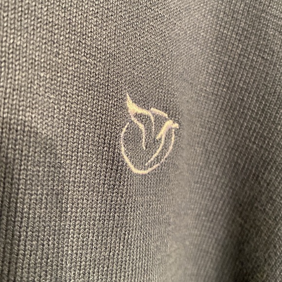 B.Draddy BD Crew Sweater Italian made long sleeve garment dyed in Regal size L - Picture 6 of 10